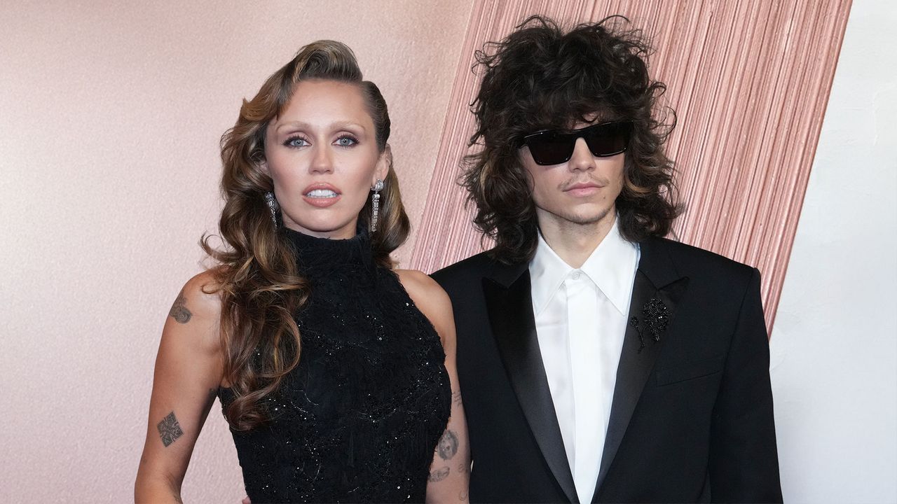 Maxx Morando Supports Miley Cyrus at 'Something Beautiful' Launch